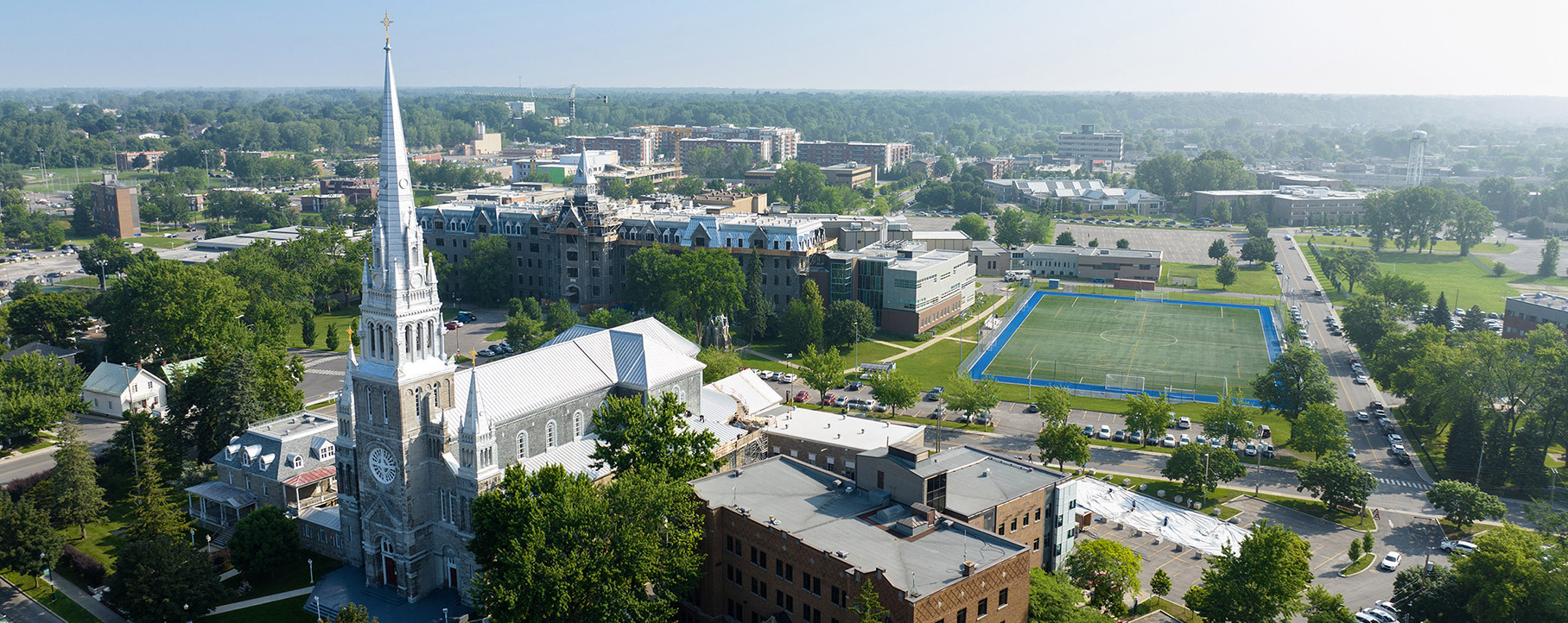 Carte de Sainte-Thérèse, Rive-Nord de Montréal — secteurs résidentiels